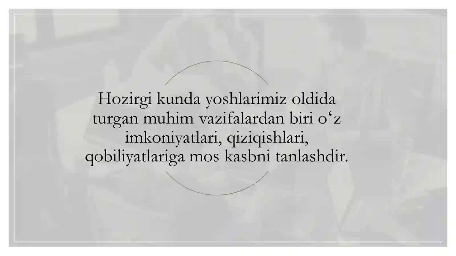 Kasb tanlash motivatsiyasi 2
