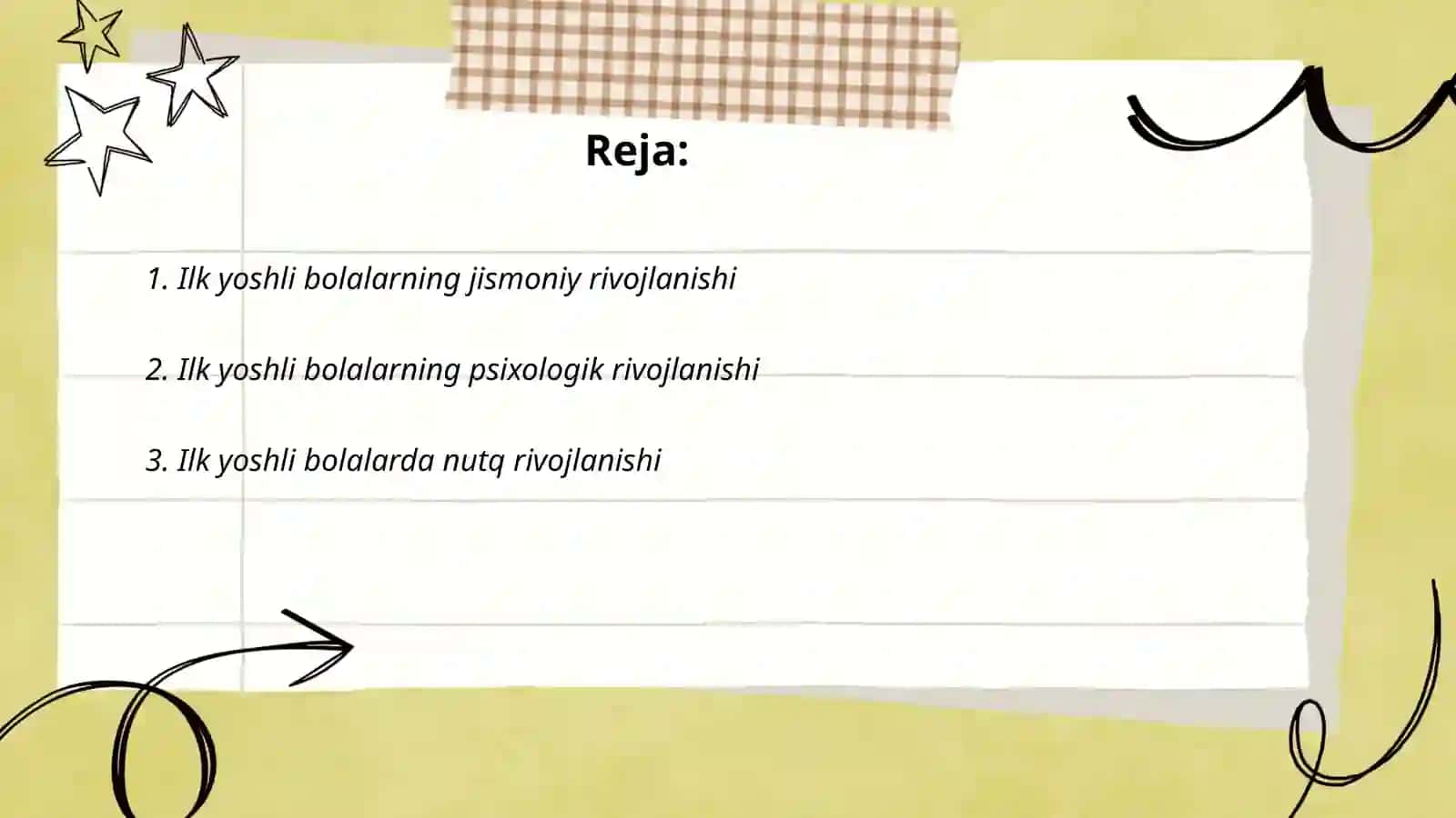 Tarbiya va bolaning yosh xususiyatlari 2