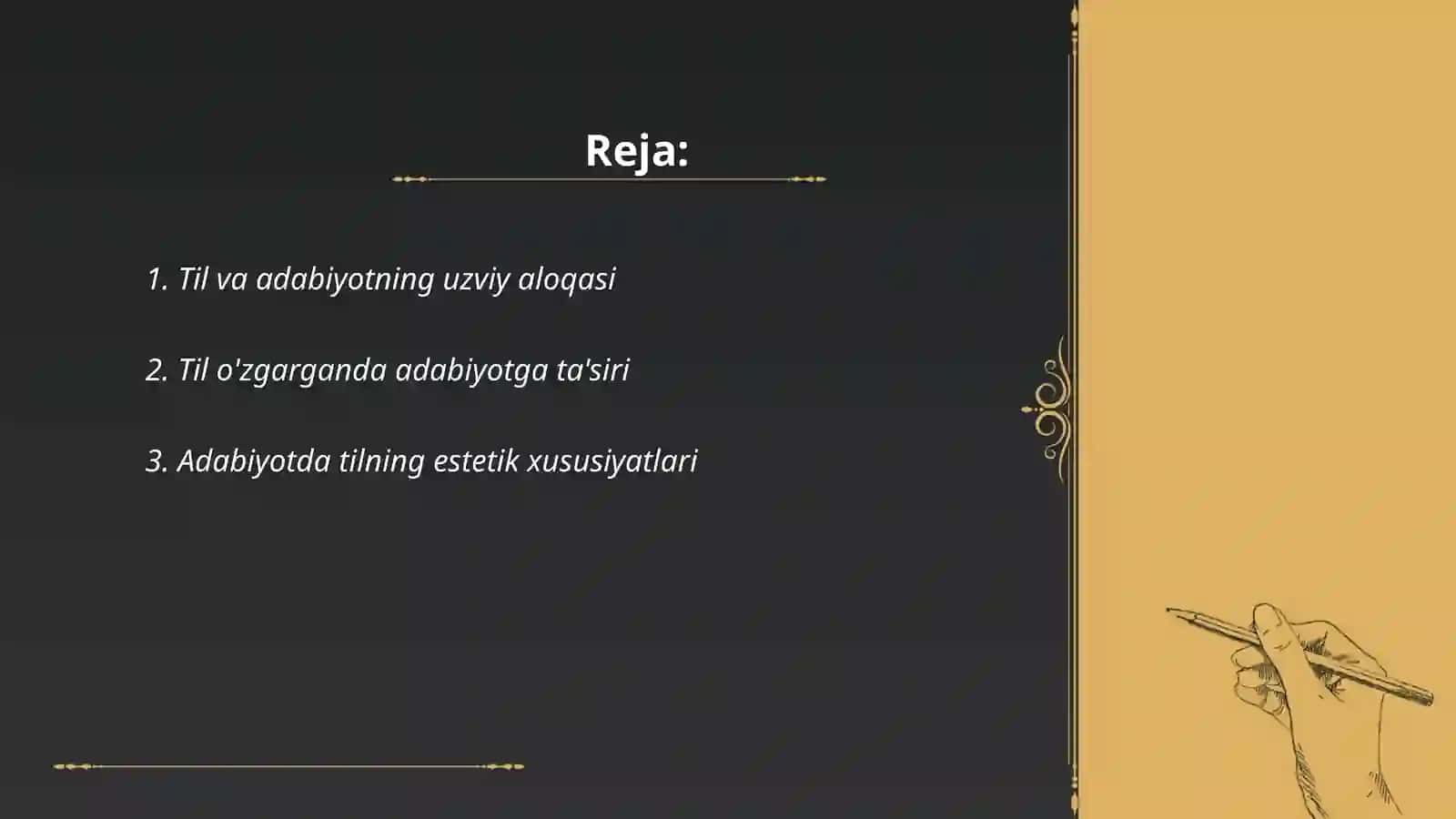 Til va adabiyot integratsiyasi 2