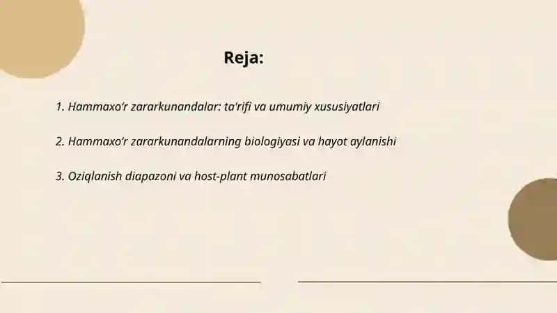 Hammaxoʻr zararkunandalar 2