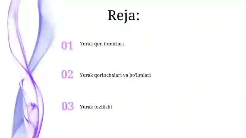 Yurak anatomiyasi 2