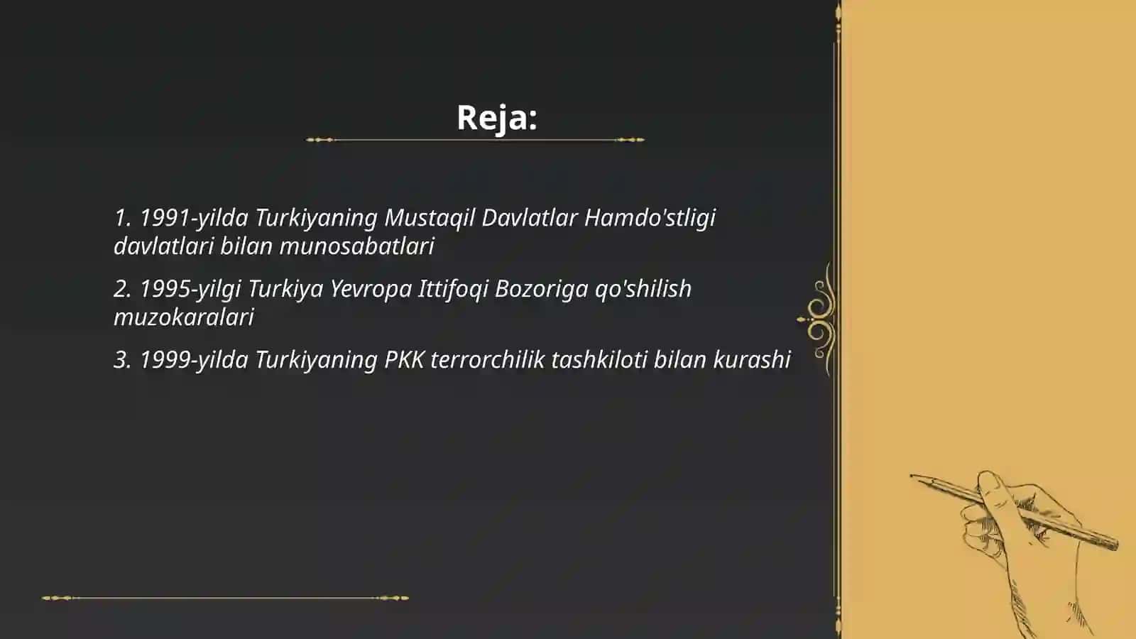 1991-yilda Turkiyaning Mustaqil Davlatlar Hamdo'stligi davlatlari bilan munosabatlari 2