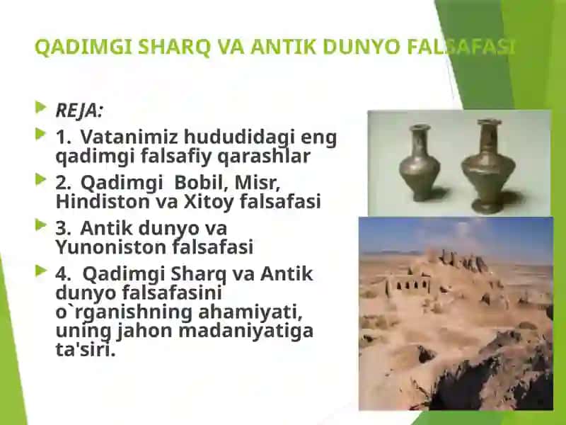 Qadimgi Sharq va Antik dunyo falsafasi 2