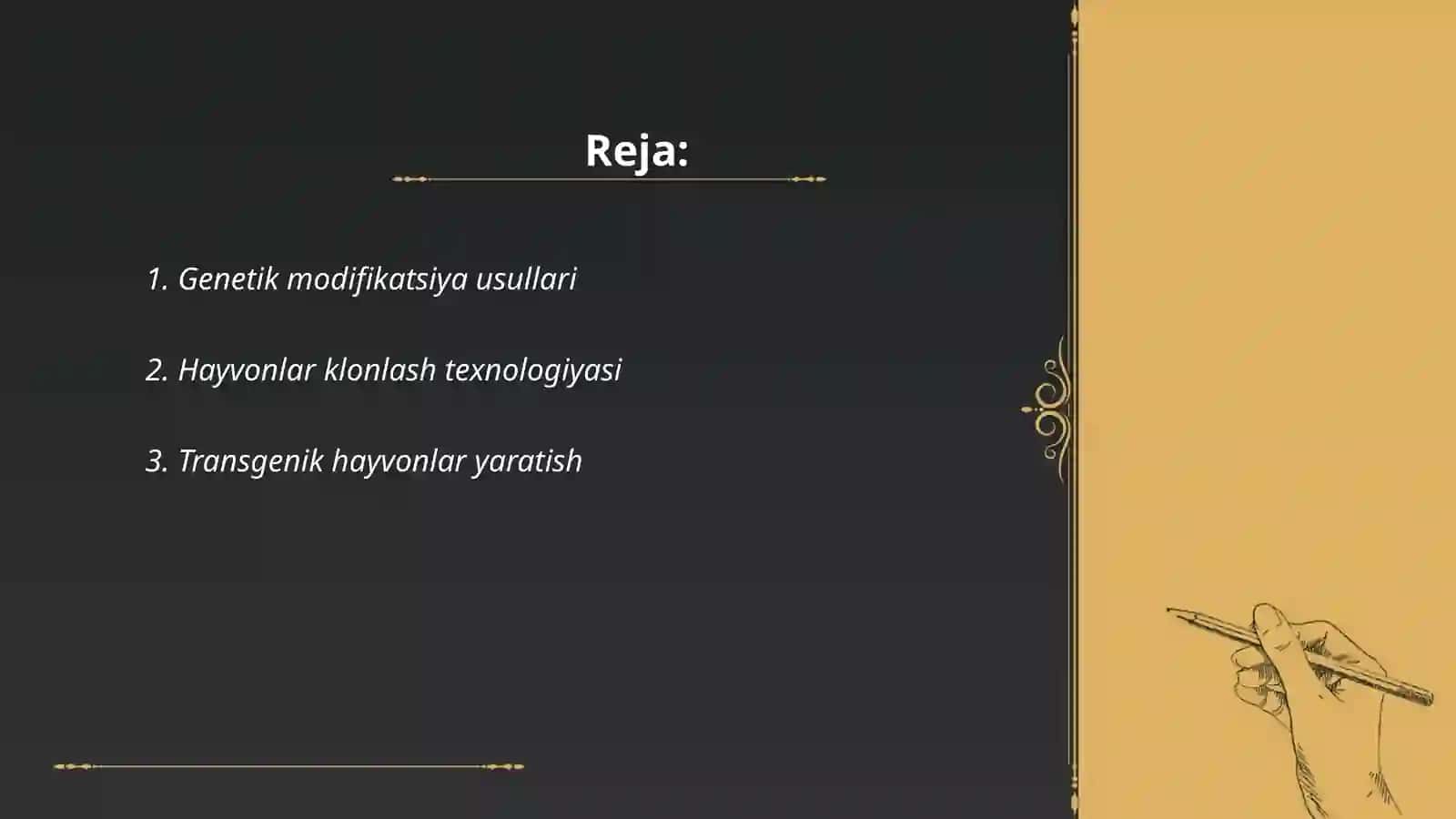 Hayvonlar genetik muhandisligi 2
