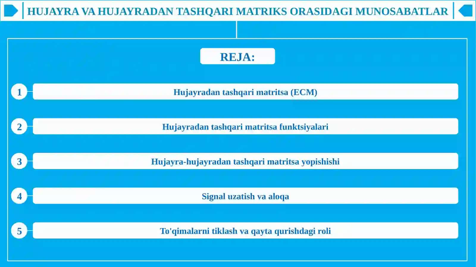 HUJAYRA VA HUJAYRADAN TASHQARI MATRIKS ORASIDAGI MUNOSABATLAR 2