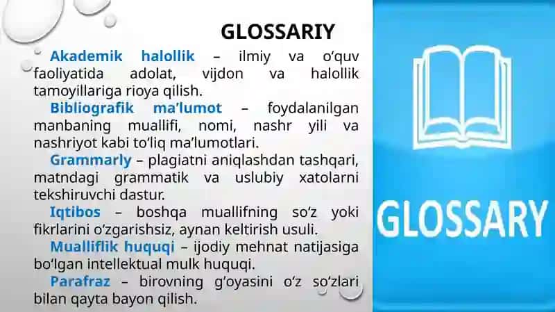 Akademik yozuvda plagiat va uning oldini olish 2