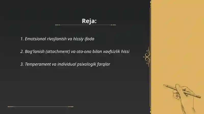 Go'daklik davrining psixologik xususiyatlari 2