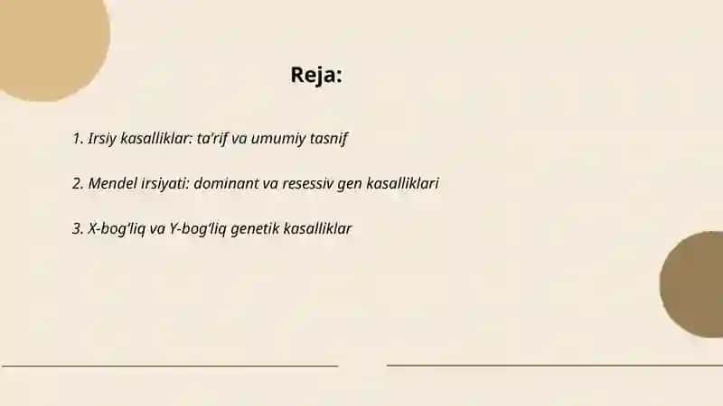 Irsiy kasalliklar klassifikatsiyasi. Immunogenetika 2
