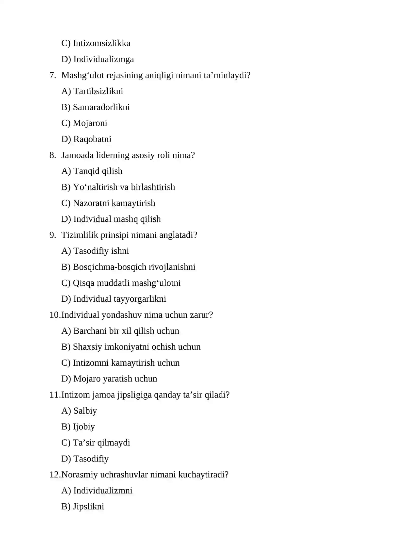 Sport jamoasining jipsligi va uni uyushtirish 2