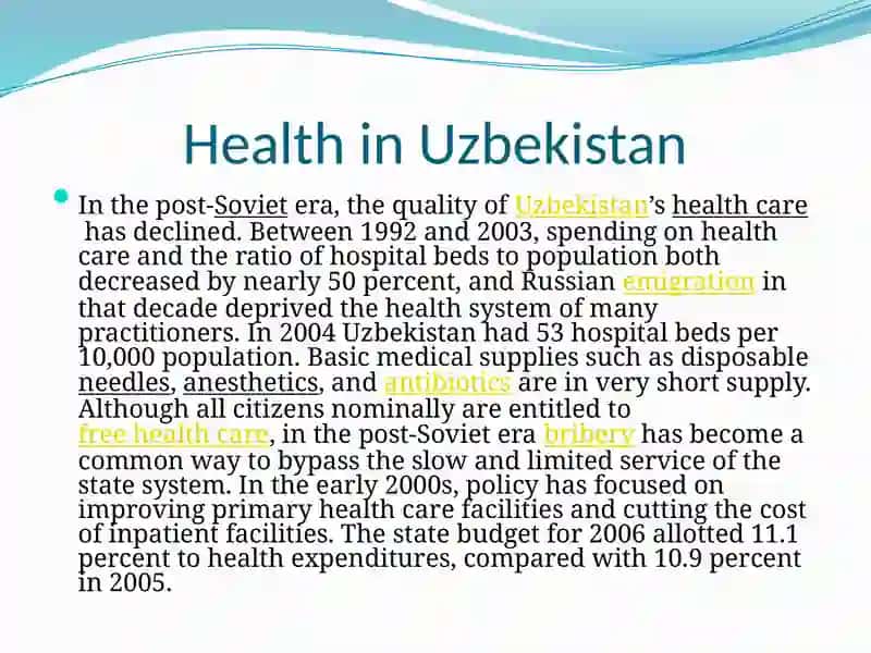 Health in Uzbekistan 2