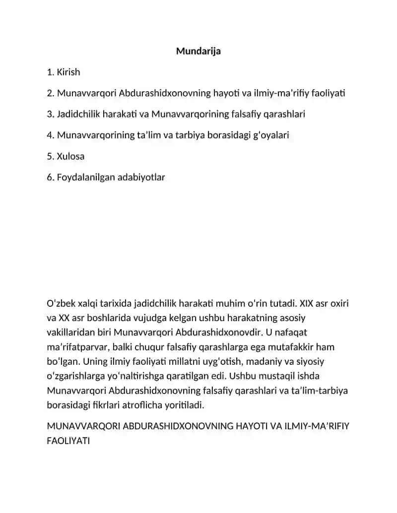 Munavvarqori Abdurashidxonovning falsafiy qarashlari 2