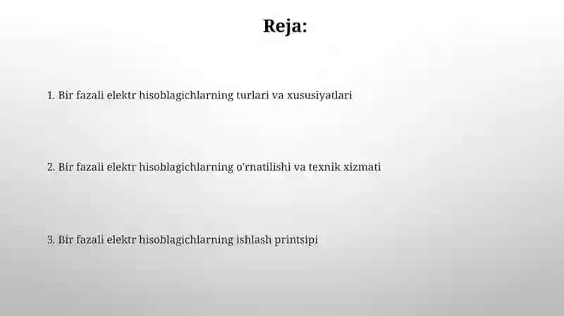 Bir fazali elektr hisoblagichlar 2