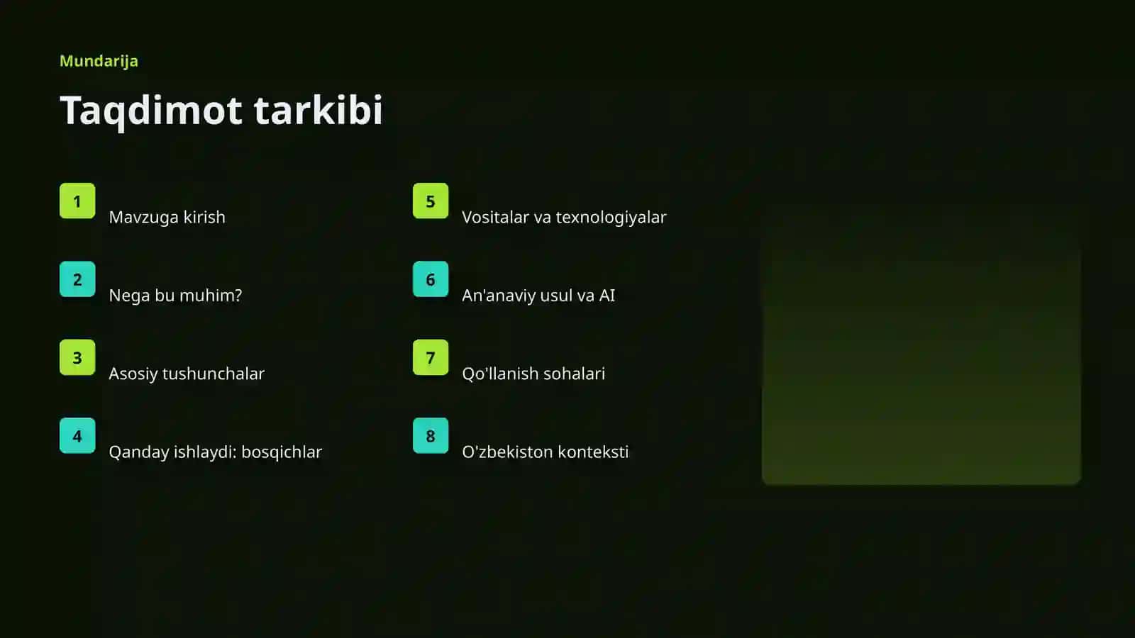 Sun'iy intellekt • premium taqdimot 2