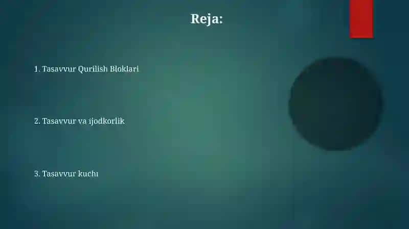 Xayol haqida tushuncha 2