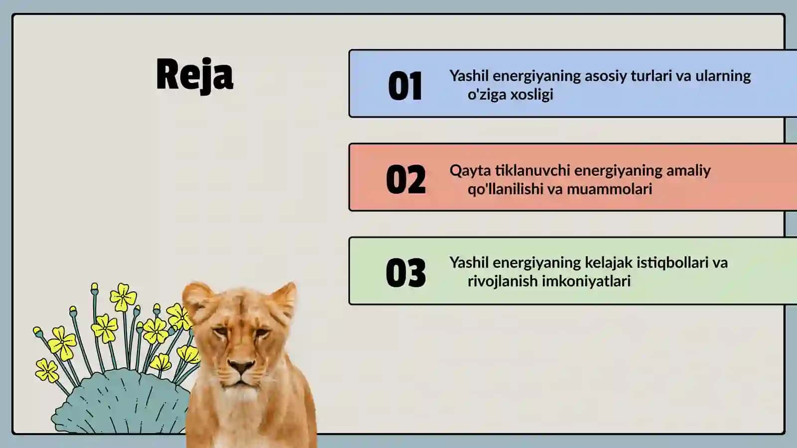 Yashil energiya va qayta tiklanuvchi energiya tur'lari 2