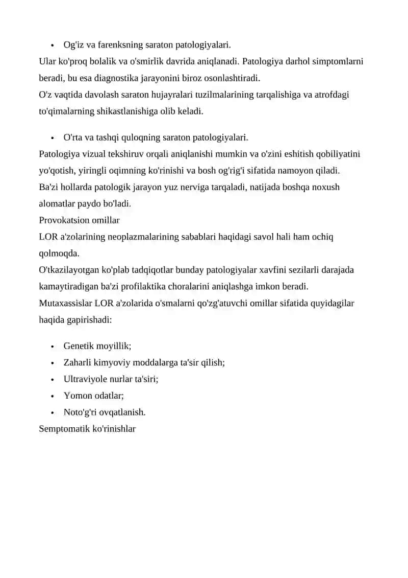 LOR A’ZOLARNMG O‘SMA KASALLIKLARI ADENOID VEGETATSIYALARI 2