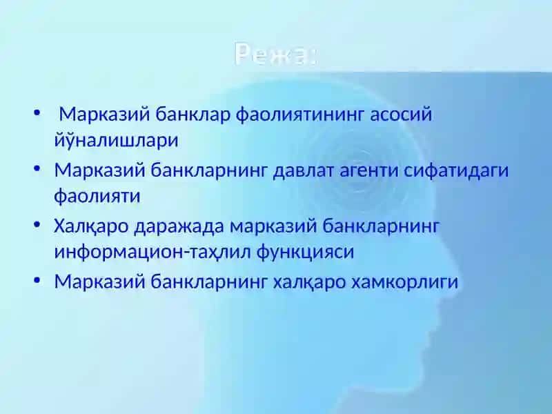 Марказий банкларнинг ҳалqаро фаолияти 2