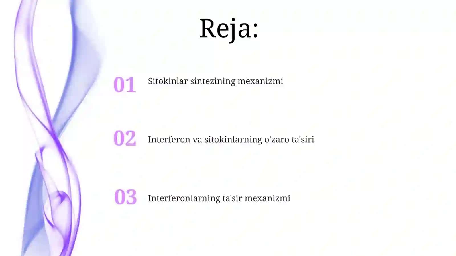 Interferon va sitokinlarning o'zaro ta'siri 2