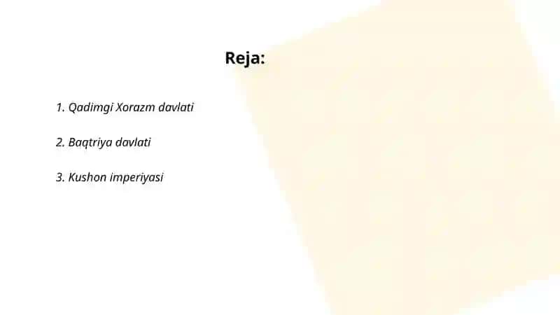 Qadimgi Xorazm davlati 2