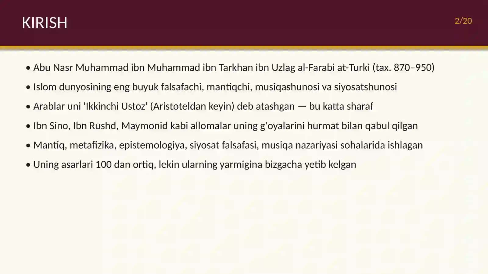 Abu Nasr Forobiy 2