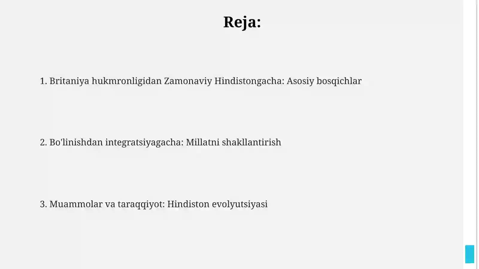 Hindistonning tashkil topilishi 2