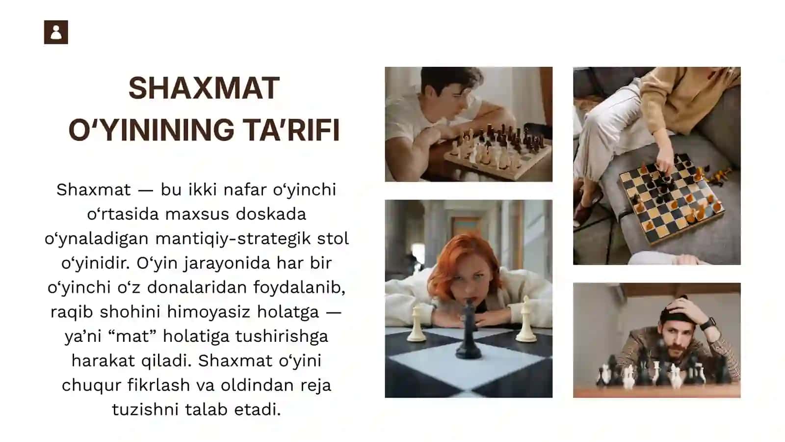 SHAXMAT O‘YININING TA’RIFI 2