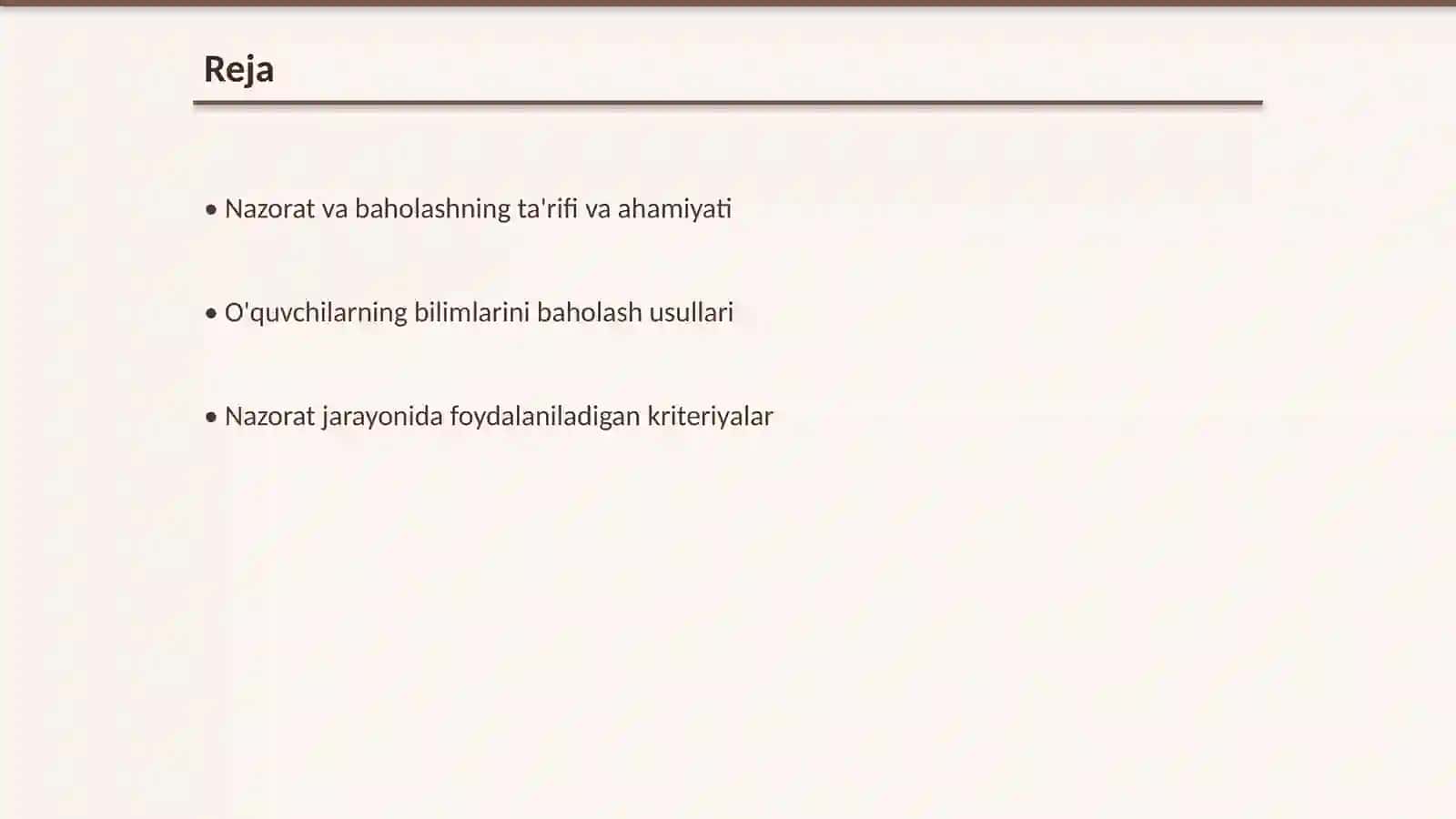 Òquvchilarning bilim konikma va malakalarni nazorat qilish va baholash 2