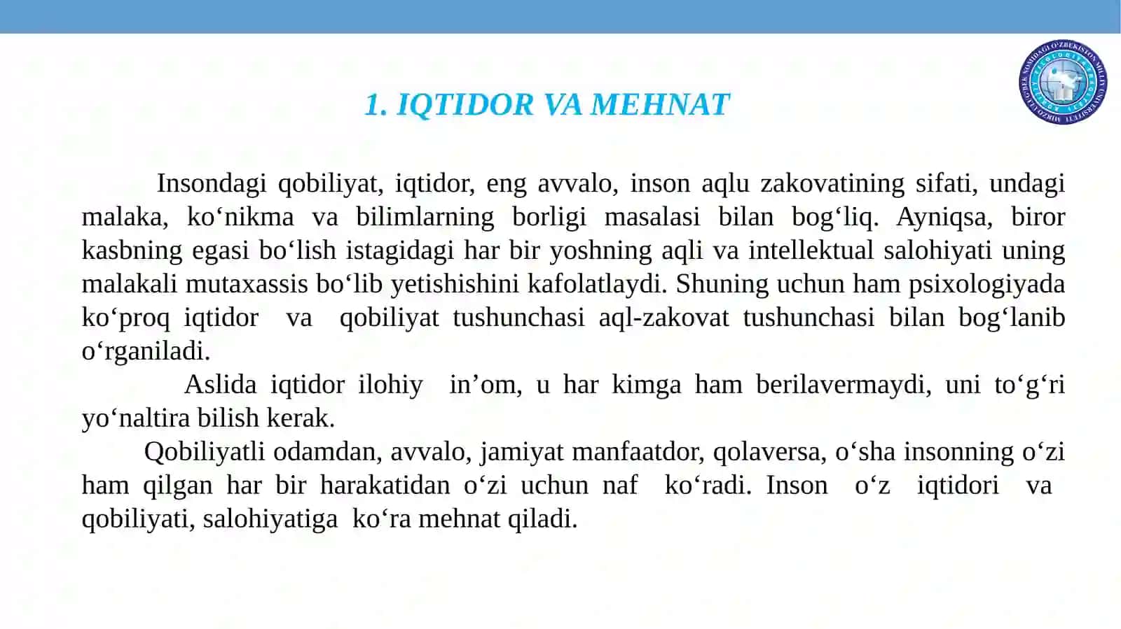 IQTIDOR VA MEHNAT 2
