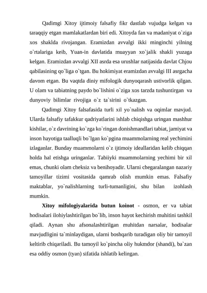Qadimgi Xitoyda falsafasi 2