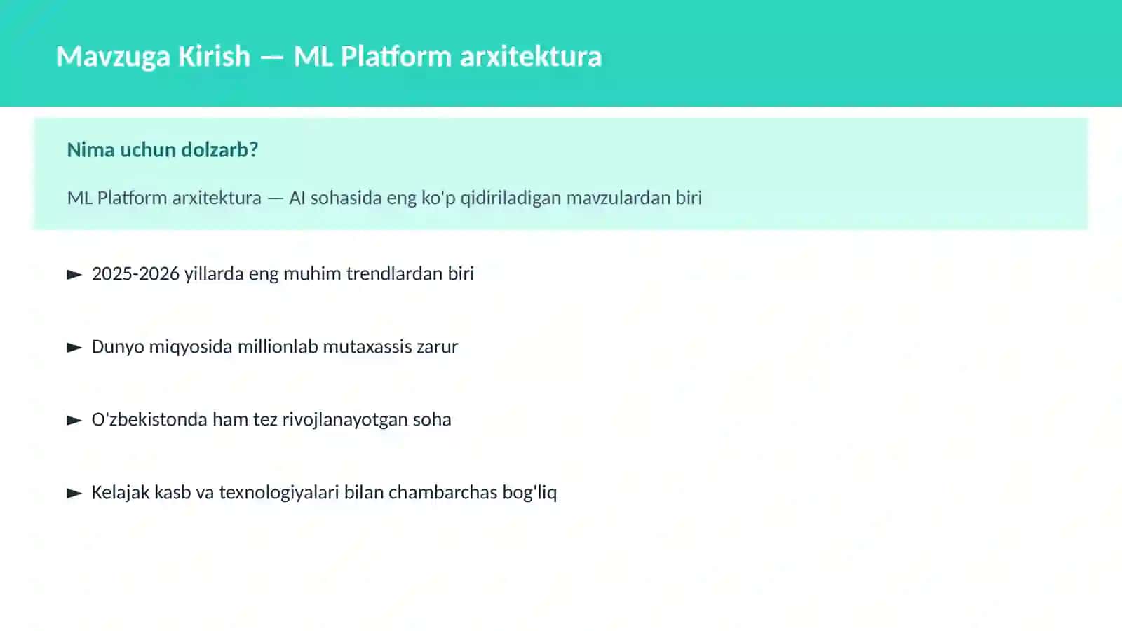 ML Platform arxitektura 2