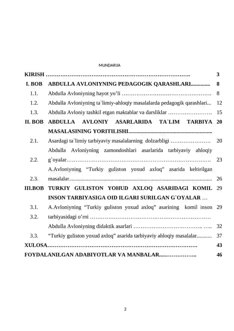 AVLONIY ASARLARIDA TA' LIM TARBIYA MASALASINING YORITILISHI 2