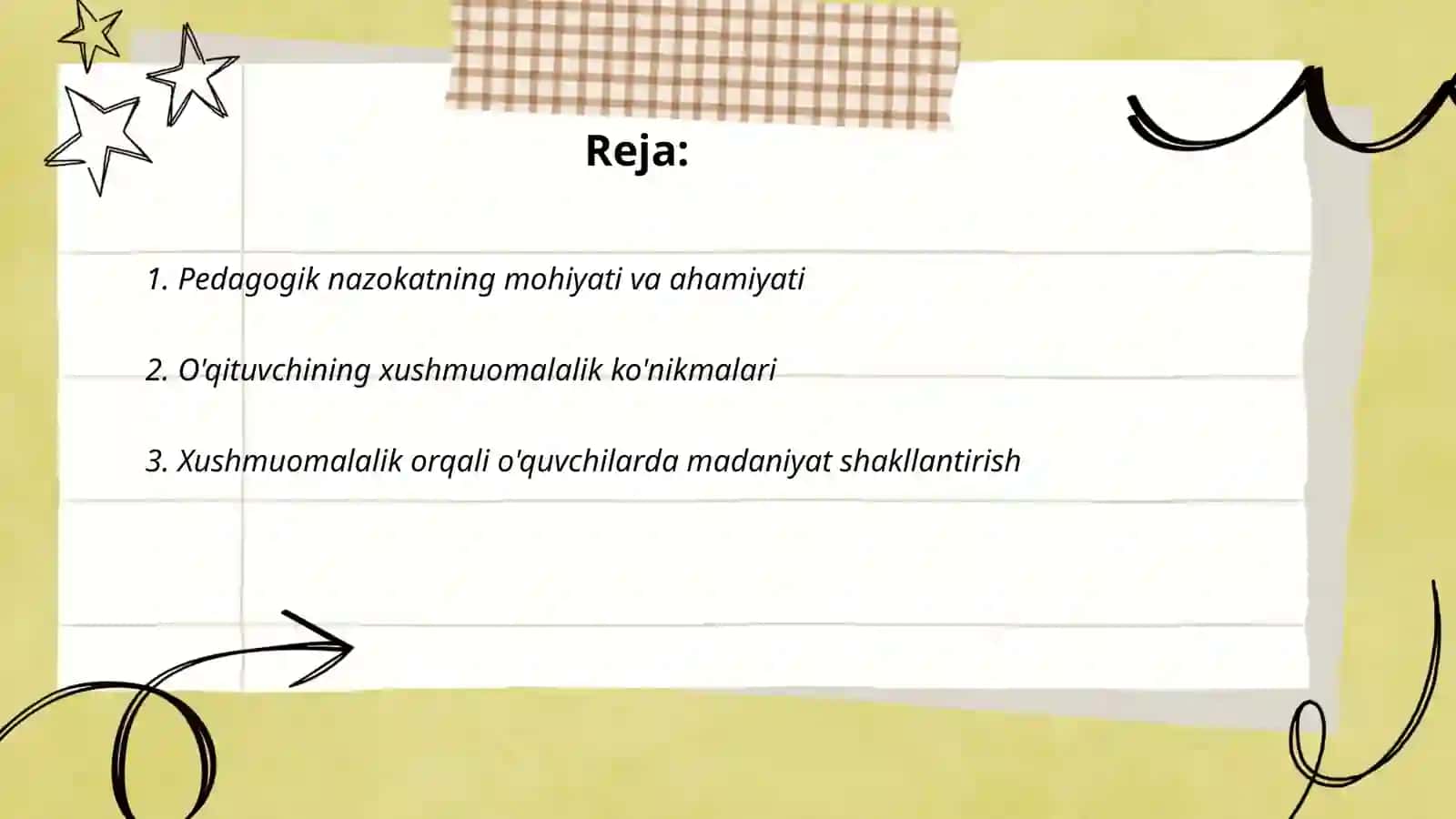 Pedagogik nazokat, va xushmuomalalik 2