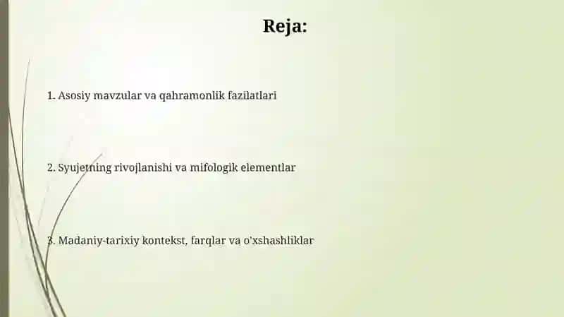 Alpomish va Elyada dostoni qiyosi 2