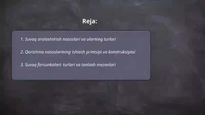 Suvoq ishlari uchun mashinalar 2