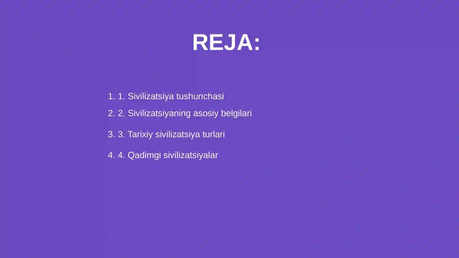 Sivilizatsiya tiplari va turlari 2