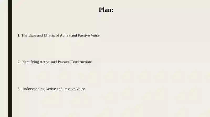 Active and Passive Voice in English Grammar 2