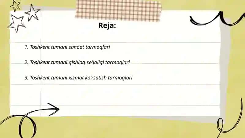 Toshkent tumani tarmoqlari 2