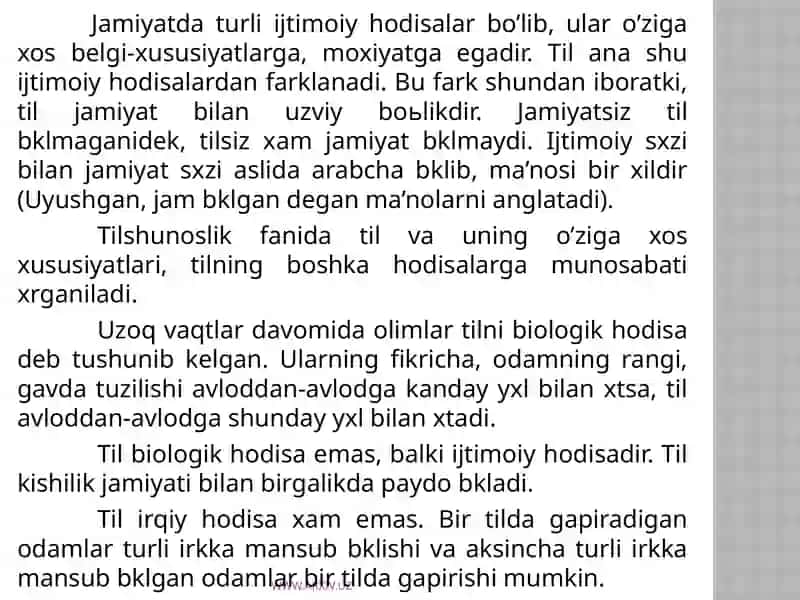 O‘zbek tilining ijtimoiy funksiyalarining kengayishi 2