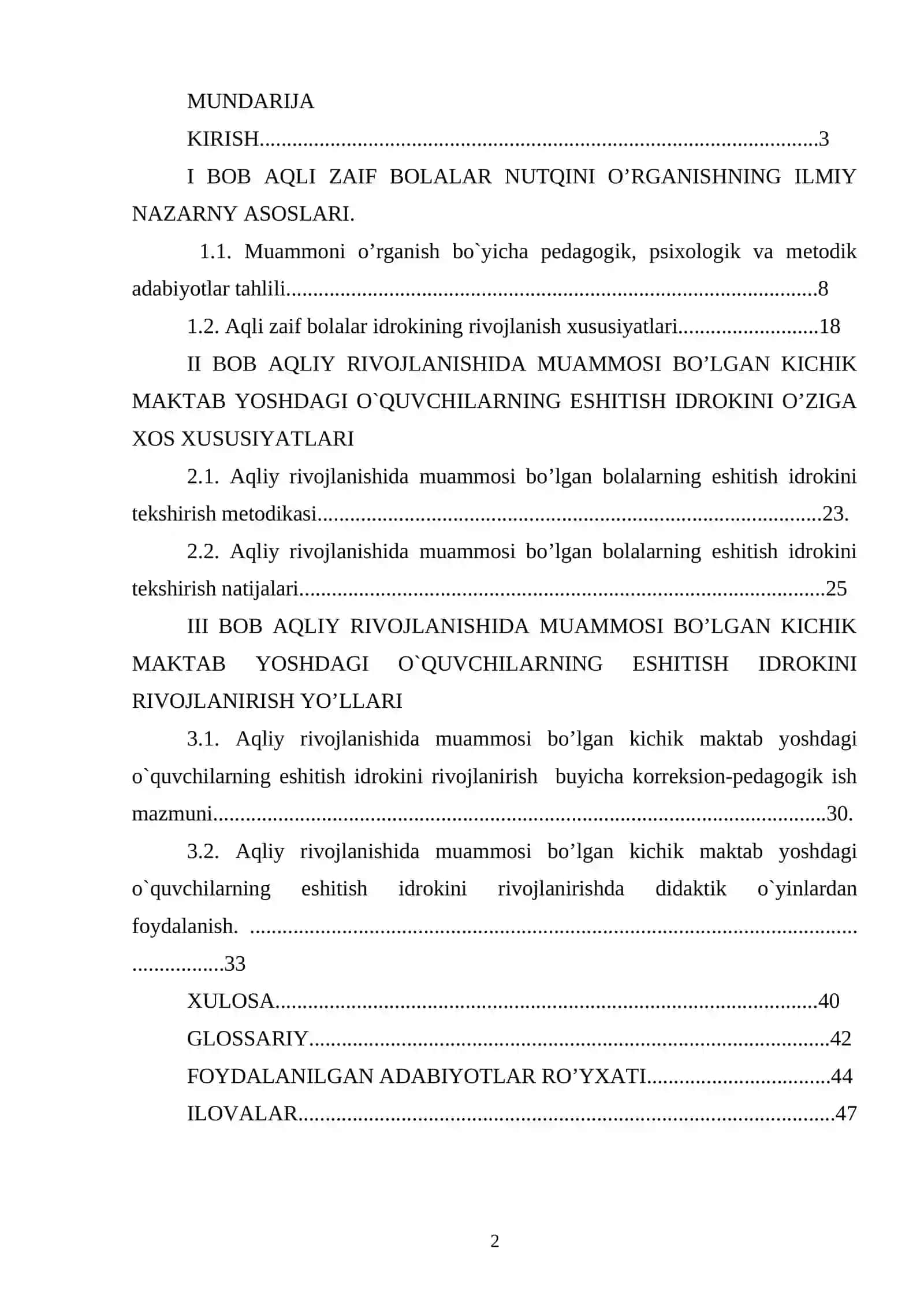 KICHIK MAKTAB YOSHDAGI O`QUVCHILARNING ESHITISH IDROKINI RIVOJLANIRISH YO’LLARI 2