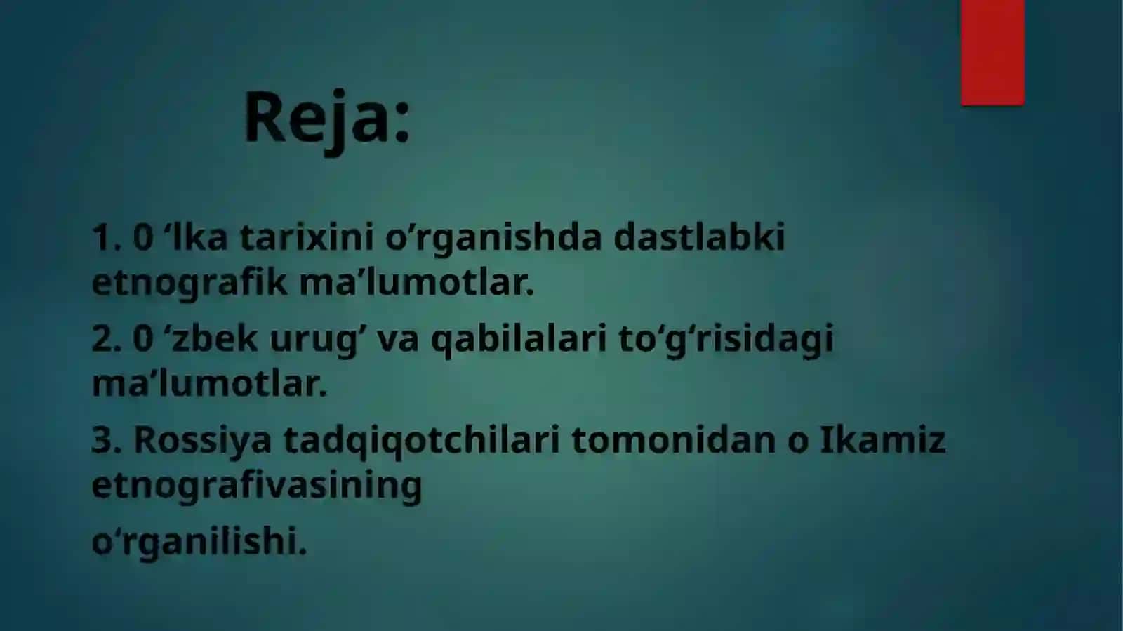 O'lkamiz entografiyasini o‘rganilishi 2