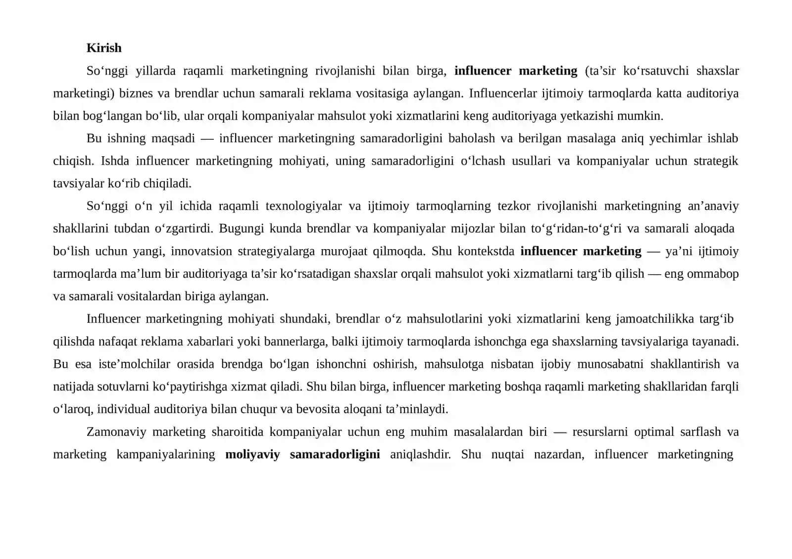 Influencer Marketing Samaradorligi 2