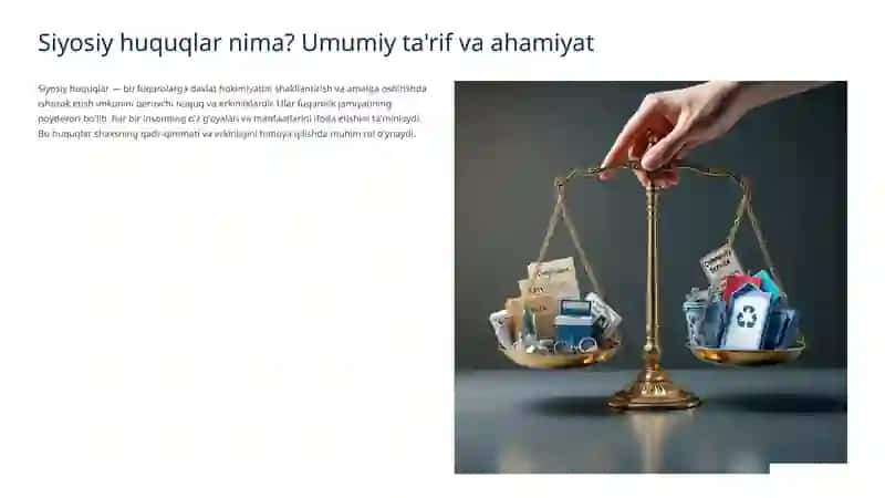 Siyosiy huquqlar 2