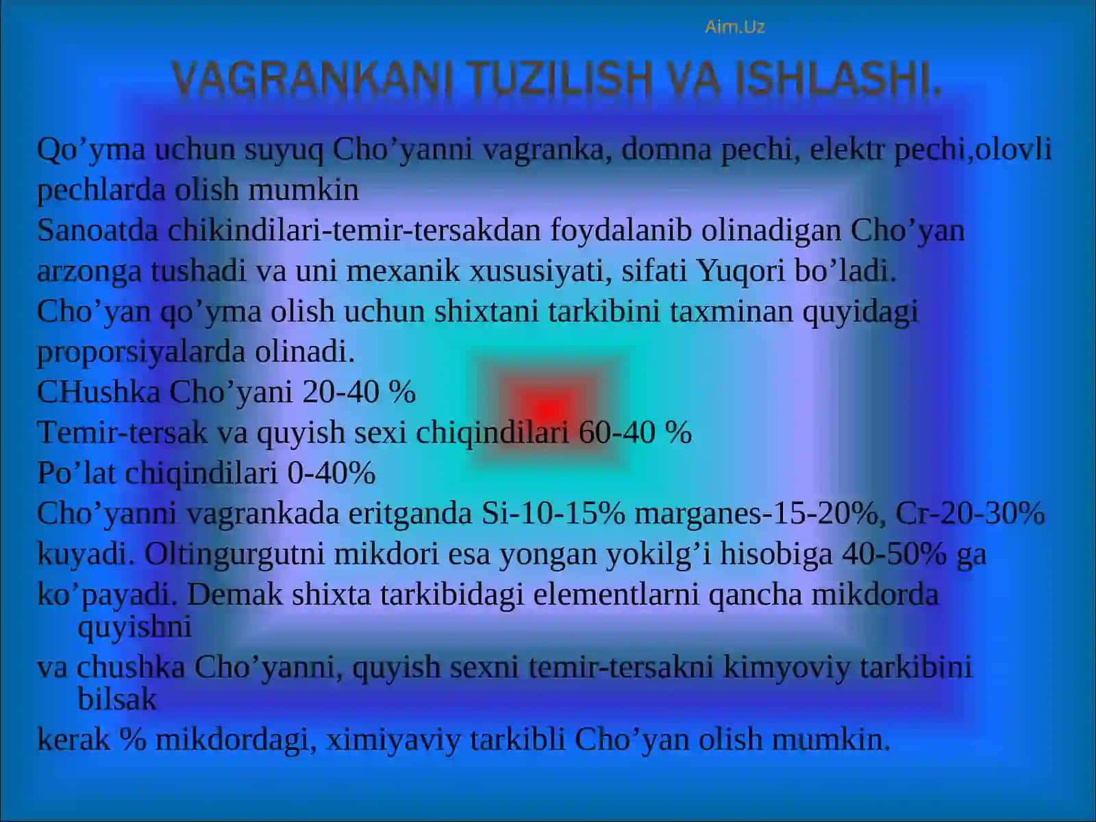 Cho’yan qo’yma olish 2
