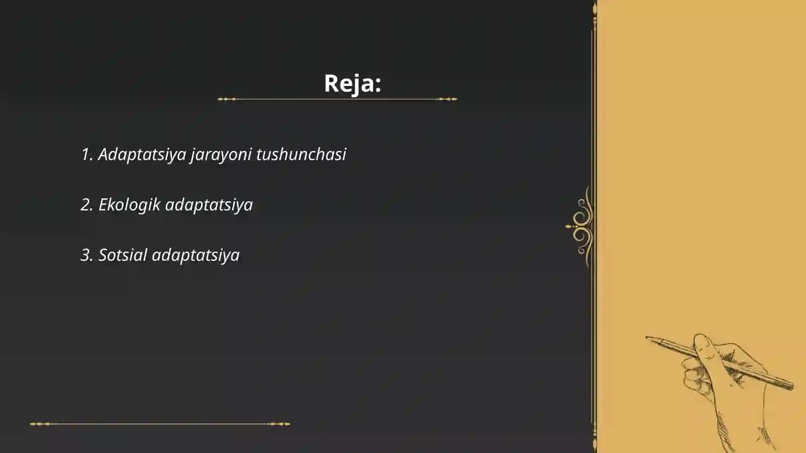 Adaptasiya jarayoni va uning bosqichlari 2