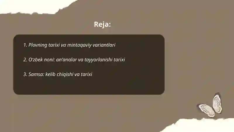 Oʻzbek milliy taomlari va ularning tarixi 2