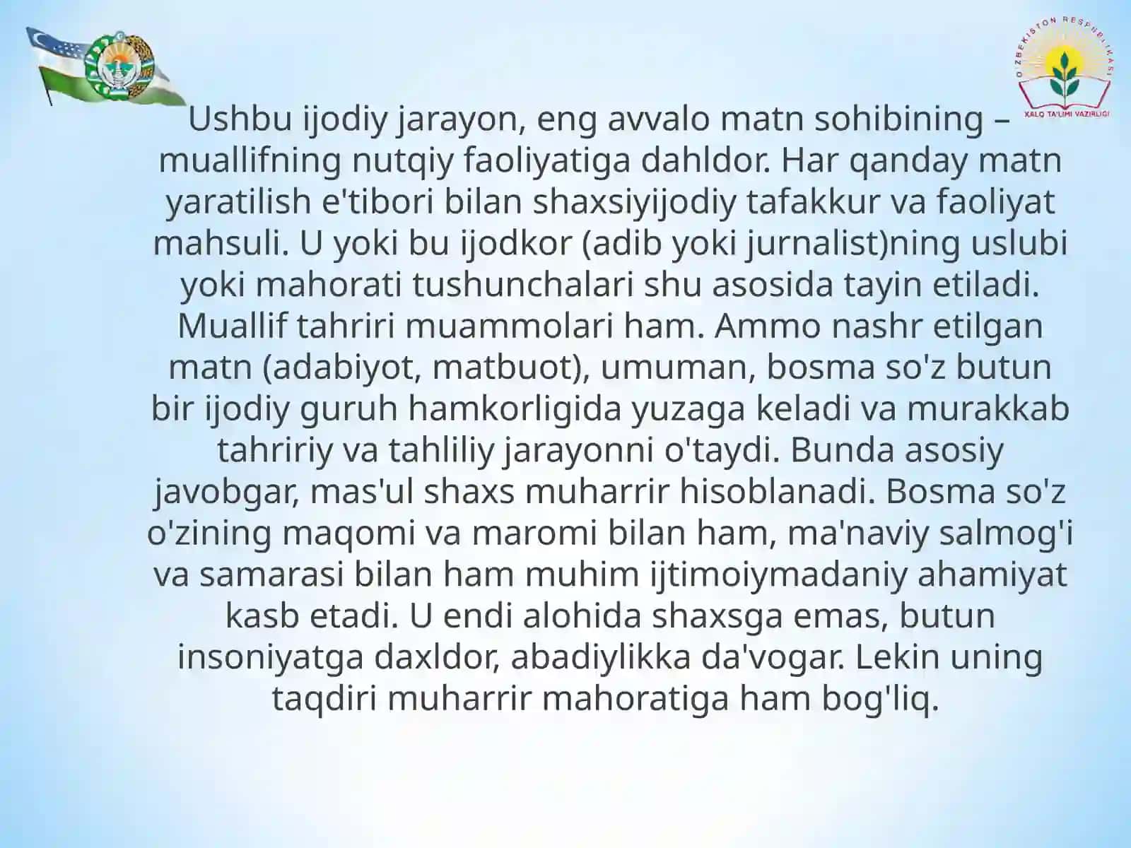 Matn tahriri 2