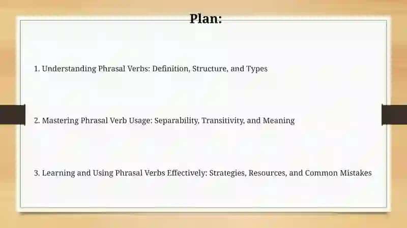 Phrasal verbs 2