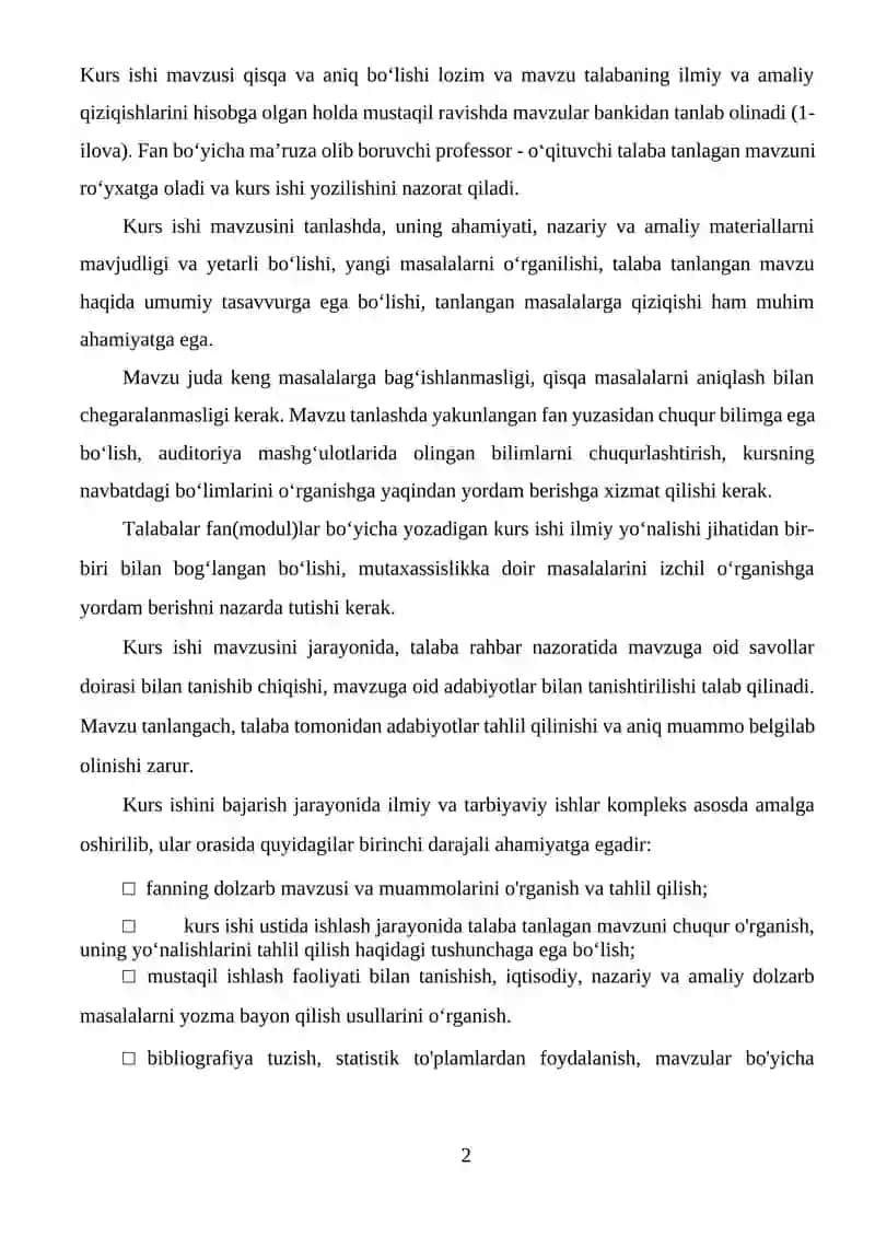 YOZISH VA UNI HIMOYA QILISh BO'YIChA 2