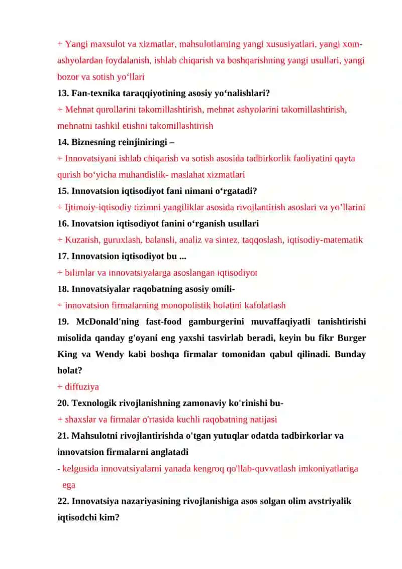 Innovatsion Iqtisodiyot 2