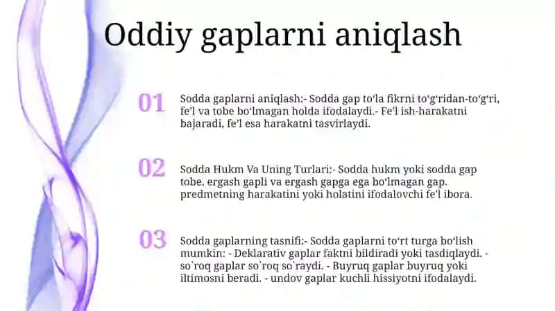 Sodda Hukm Va Uning Turlari 2